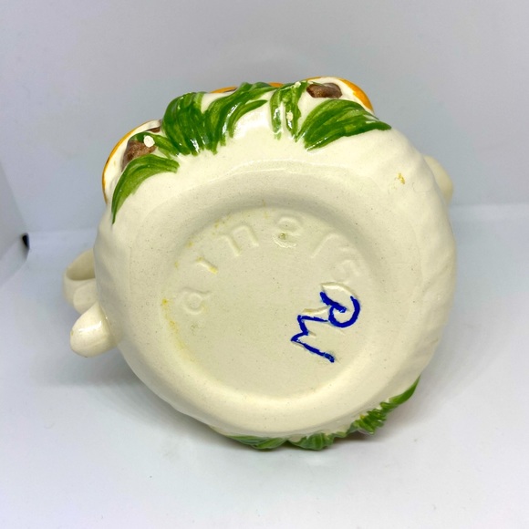 Vintage Arnel’s Mushrooms Cream and Sugar Set Ceramic Mushroom Creamer No Lid - Picture 13 of 14